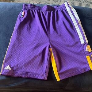 Boys Los Angeles Lakers Basketball Shorts